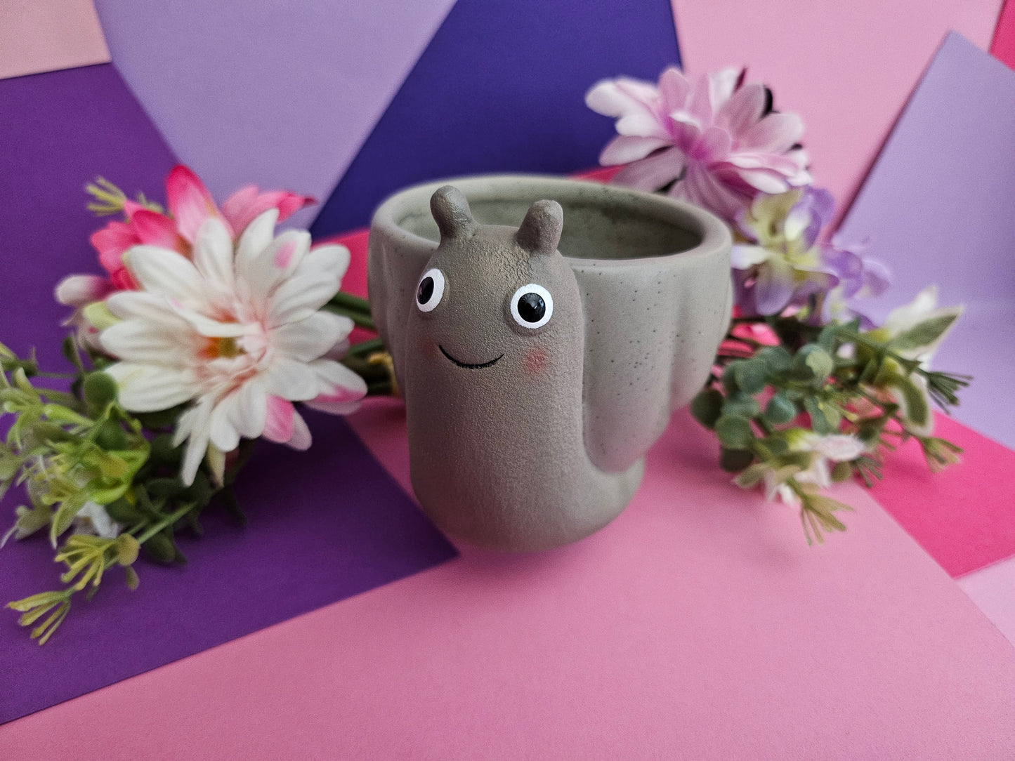 Noodle the Snail Planter