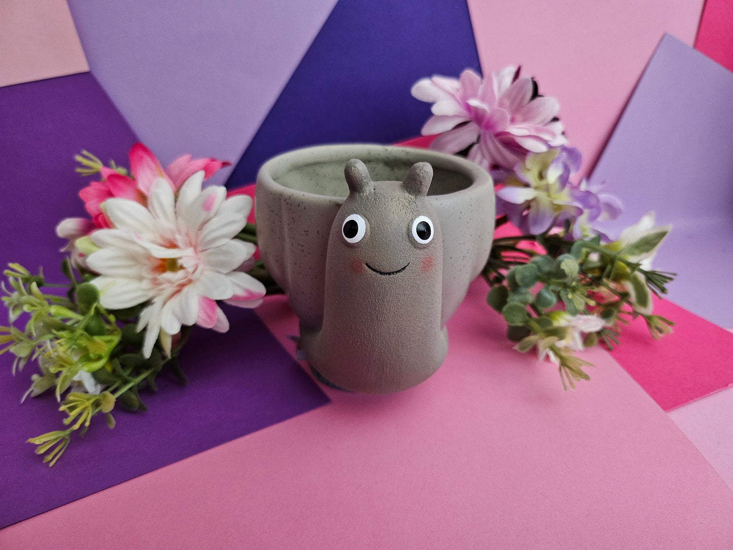 Noodle the Snail Planter