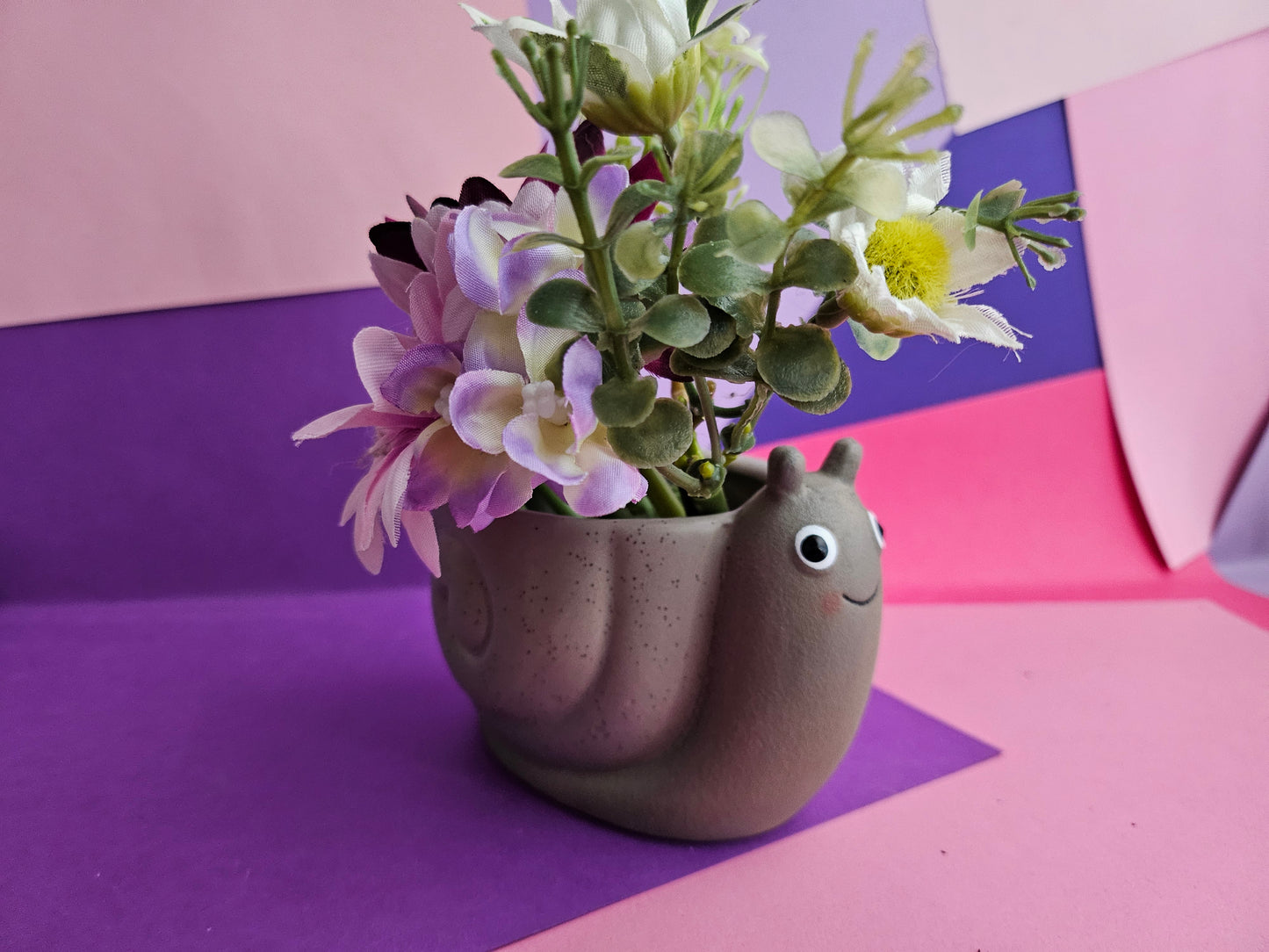 Noodle the Snail Planter