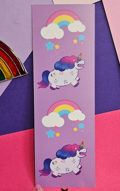 Gumdrop the Fierce Unicorn Friend Bookmark