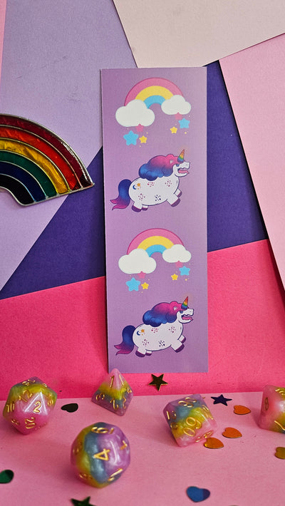Gumdrop the Fierce Unicorn Friend Bookmark