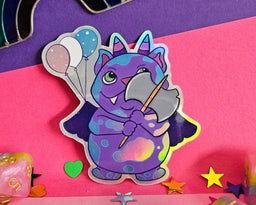 Biscuit the Gremlin Holo Sticker