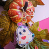 Patchwork Ghost Keychain