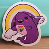 Nonbinary Autistic LGBTQIA+ Shark Sticker