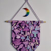 Mystical Mushroom Pin Banner With Suncatcher