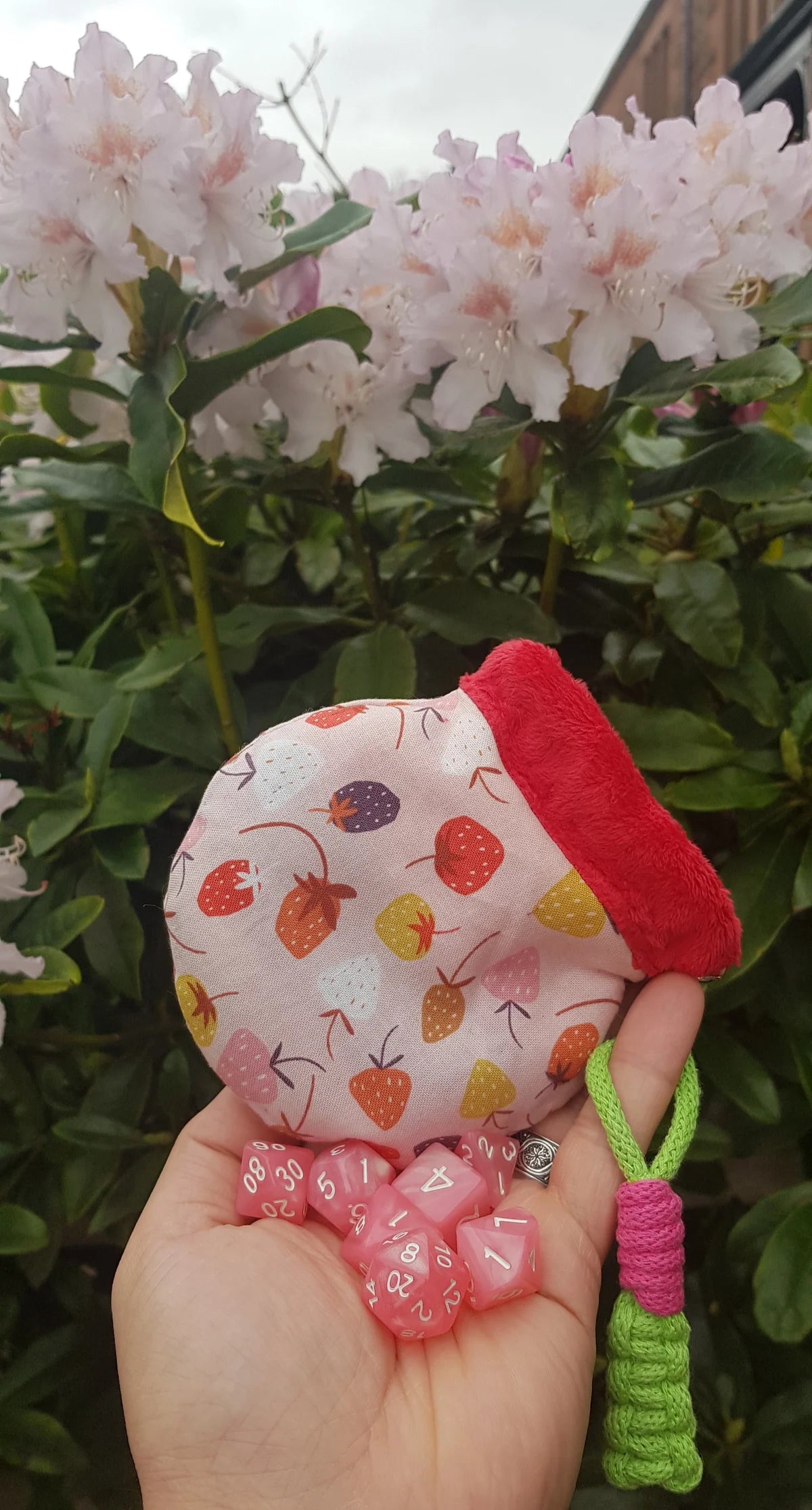 Strawberry Dice Bag