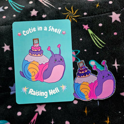 Gilly Tine Snail Sticker